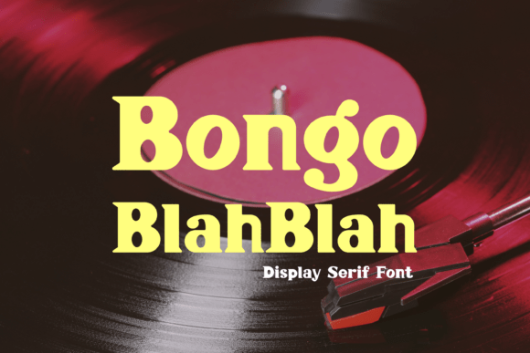 Bongo Blahblah Font for Web Design