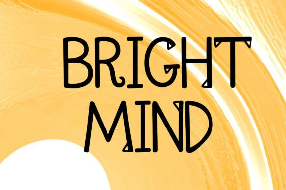 Brightmind Font: Creative Display Type
