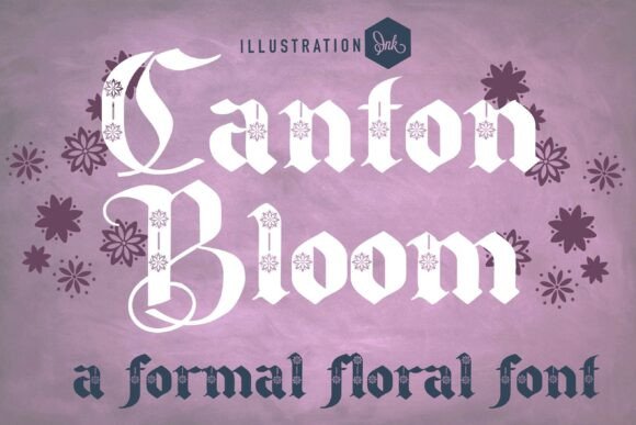 Canton Bloom Family Font