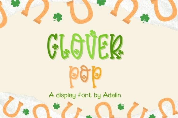Clover Pop Font for Creative Design