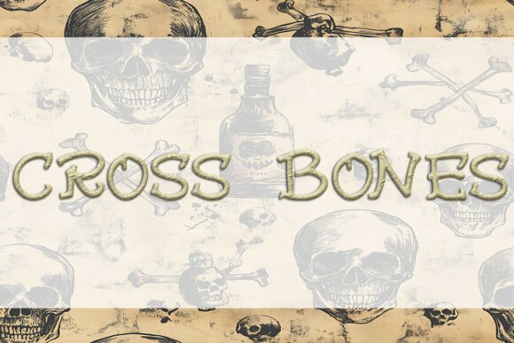 Cross Bones Font for Bold Branding