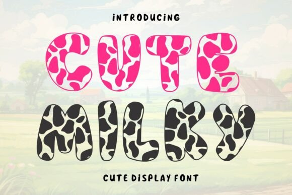 Cute Milky Font for Creative Campaigns