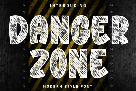 Danger Zone Font: Bold and Unapologetic
