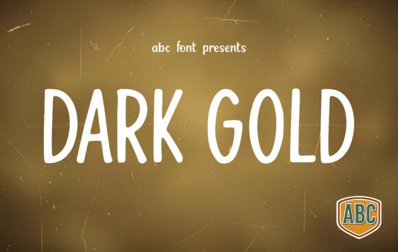 Dark Gold Font for Bold Campaigns