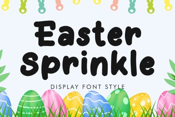 Easter Sprinkle Font for Creative Web Projects