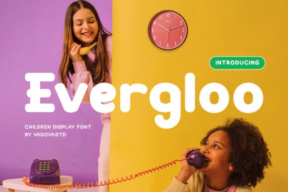 Evergloo: A Playful Display Font for Web Design