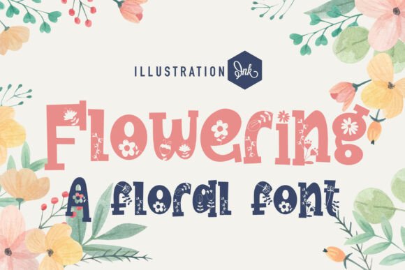 Flowering Family Font for Bold Branding