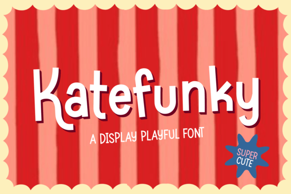 Kate Funky Font for Creative Makers