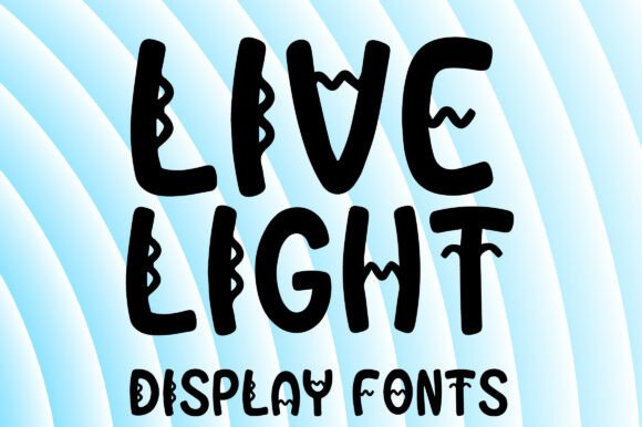 Live Light Font for Creative Web Design