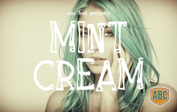 Mint Cream Font for Creative Brands