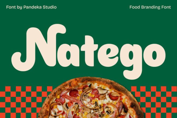 Natego: A Playful Font for Bold Branding