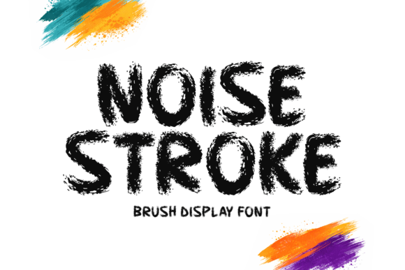 Noise Stroke Font for Creative Makers