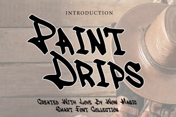 Paint Drips Font for Creative Projects