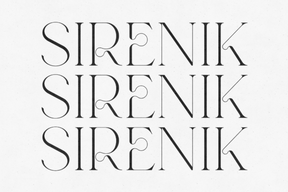 Sirenik: A Bold Display Font for Creative Projects