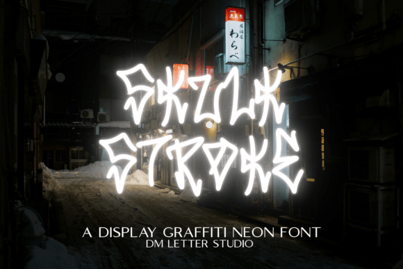 Skulk Stroke Font Review