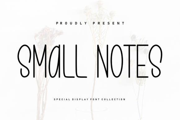 Small Notes Font for Creative Design
