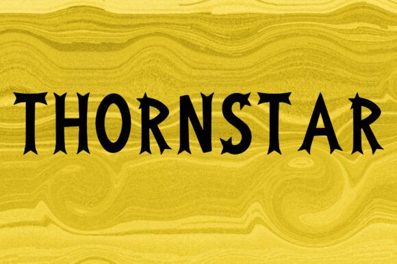 Thornstar: A Bold Display Font