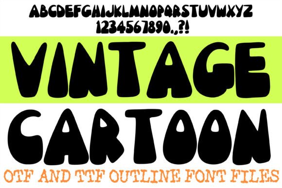 Vintage Cartoon Font for Bold Campaigns